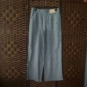 Classic Blue Wide Leg Trousers for Women